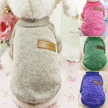 Load image into Gallery viewer, Classic Warm Dog Clothes Puppy Pet Cat Clothes Sweater Jacket Coat Winter Fashion Soft For Small Dogs Chihuahua XS-2XL