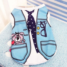 Load image into Gallery viewer, Cute Soft Dog Clothes for Small Dogs Summer Cheap Dog Clothing Coat Vest Puppy Clothes Pet Dog Coat Yorkies Chihuahua Hoodies XS
