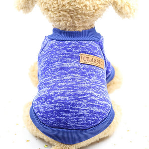 Classic Warm Dog Clothes Puppy Pet Cat Clothes Sweater Jacket Coat Winter Fashion Soft For Small Dogs Chihuahua XS-2XL