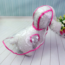 Load image into Gallery viewer, Waterproof Transparent Raincoats XS-XL Dog Raincoat Spring Summer Rain Coats Dog Light Clothes Pet Accessories Puppy Rain
