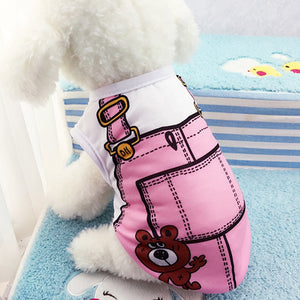 Cute Soft Dog Clothes for Small Dogs Summer Cheap Dog Clothing Coat Vest Puppy Clothes Pet Dog Coat Yorkies Chihuahua Hoodies XS